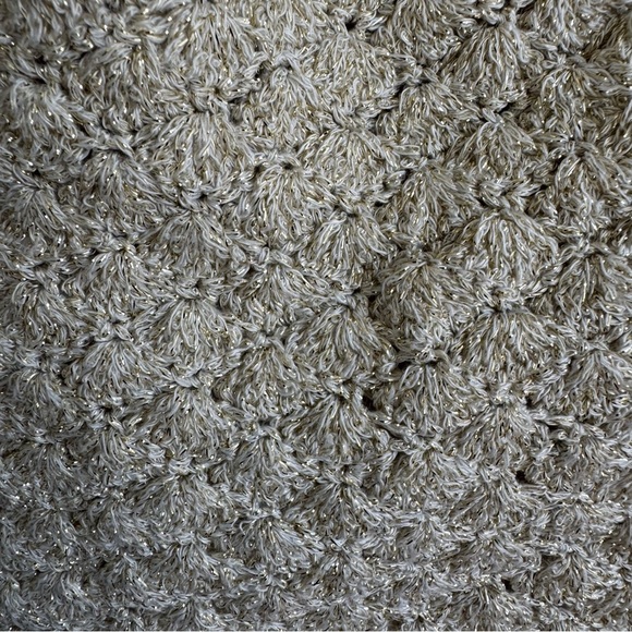 Show Me Your Mumu Crocheted Top With Gold Threading Small NWT - Picture 4 of 7